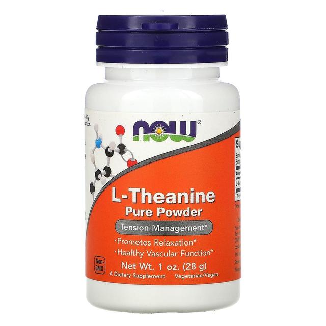 NOW Foods, L-Theanine Pure Powder, 1 oz (28 g) on Productcaster.