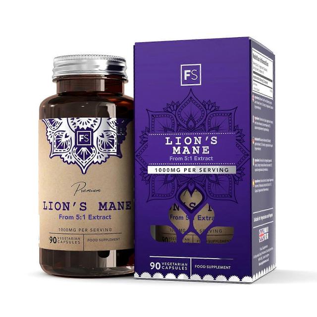 Focus Supplements Lion's Mähe (1000mg) 90 Kapseln 3 Bottles (270 Capsules) on Productcaster.