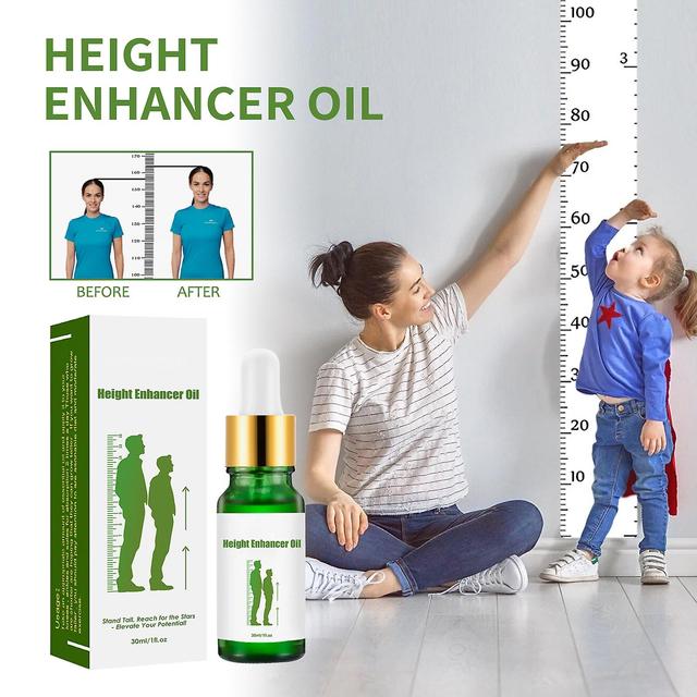 Ofocase Height Booster Oil Drops, 30ml Boost Metabolism, Plant Extract High Oil For Adolescent Bone Growth 2pcs on Productcaster.