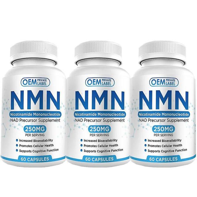 3x Nmn Nicotinamide Mononucleotide 250mg 60 Capsule Anti-età on Productcaster.