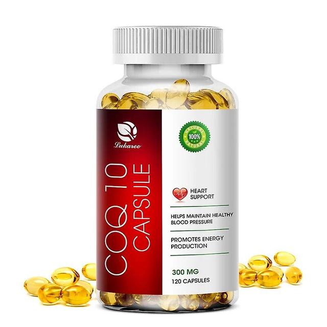 Visgaler 300Mg Coenzyme Q10 Capsules COQ10 for Middle Aged and Elderly People Physical Health with Vitamins and Minerals 120PCS on Productcaster.