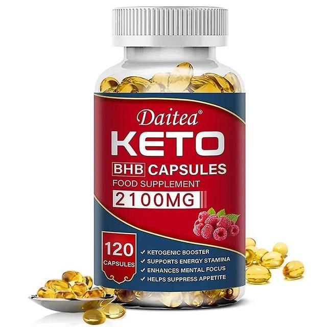 Sofirn Daitea Keto BHB Softgels - 2100mg z Malinowym Wapń MCT na spalanie tłuszczu, kontrolę wagi i skupienie 120 liczyć 2 bottles on Productcaster.