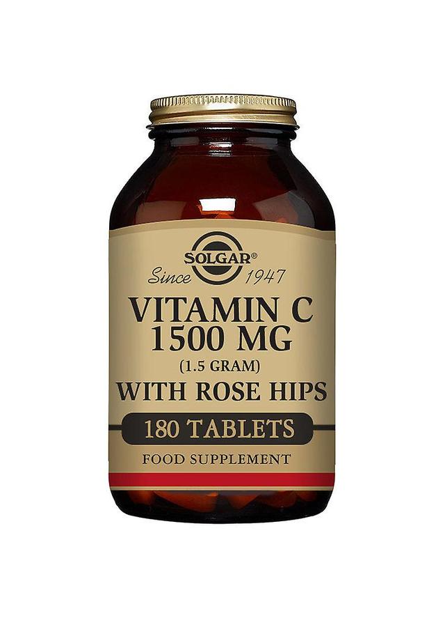 Solgar vitamina c 1500mg com rosa mosqueta 180's on Productcaster.