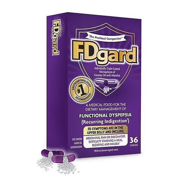 Fdgard, triple-coated microspheres of caraway oil and l-menthol capsules, 36 ct. on Productcaster.