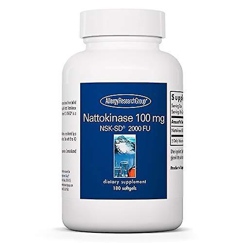 Allergy research group - nattokinase nsk-sd 100mg - cardiovascular/circulatory health - 180 softgels on Productcaster.