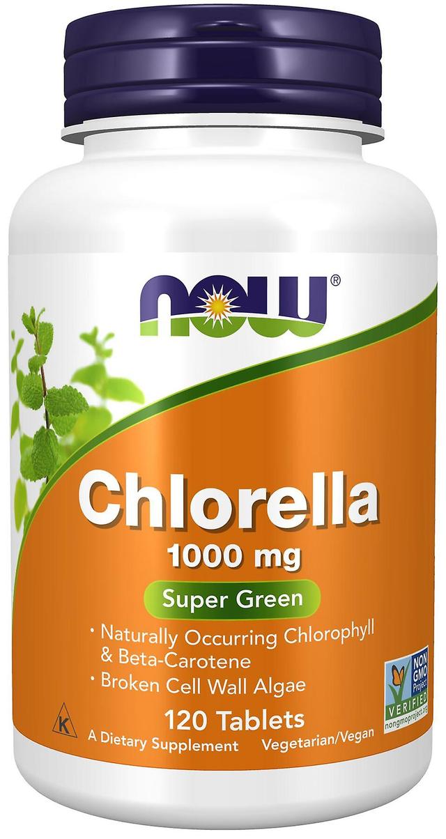 NOW Foods Chlorella 1000 mg 120 Tablets on Productcaster.