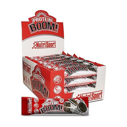 Nutrisport Balíček proteínových boom sušienok-krémových tyčiniek 24 tyčiniek po 49g (Cookie) on Productcaster.