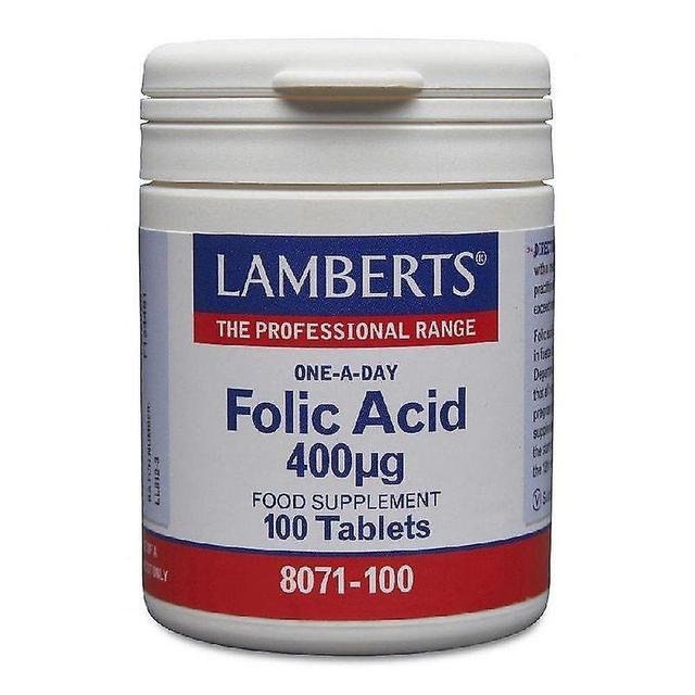 Lamberts Folsäure 400ug Tabletten 100 (8071-100) on Productcaster.