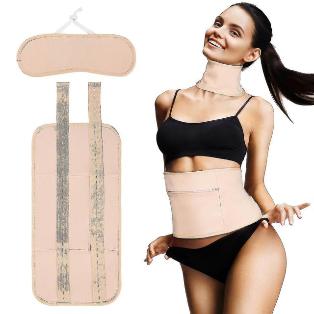 Wavepig Castor Oil Pack Wrap For Waist And Thyroid Neck,reusable Castor Oil Packsfor Liver Detox, Stomach Kit,thyroid Less Insomnia on Productcaster.