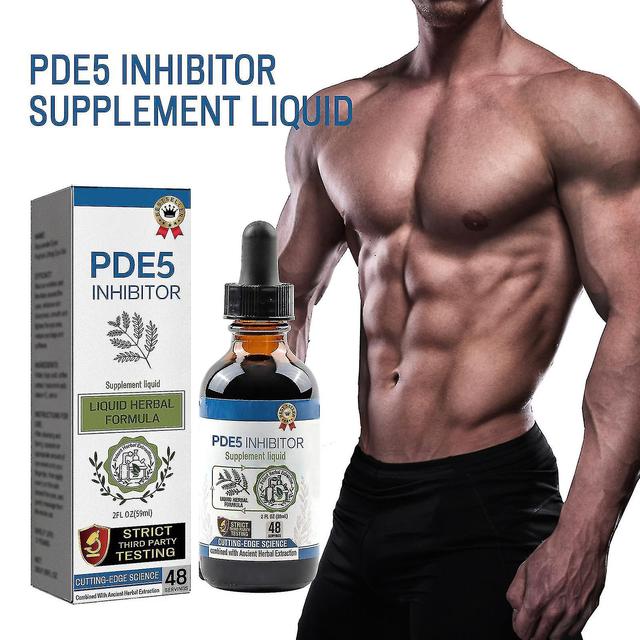 Pde5 Inhibitor Drops, Secret Drops For Strong Men To Enhance Happiness, Improve Hardness And Endurance 1pc on Productcaster.