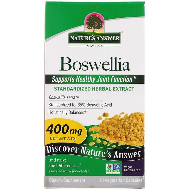 Nature's Answer Natur's Svar, Boswellia, 400 mg, 90 Vegetariska kapslar on Productcaster.