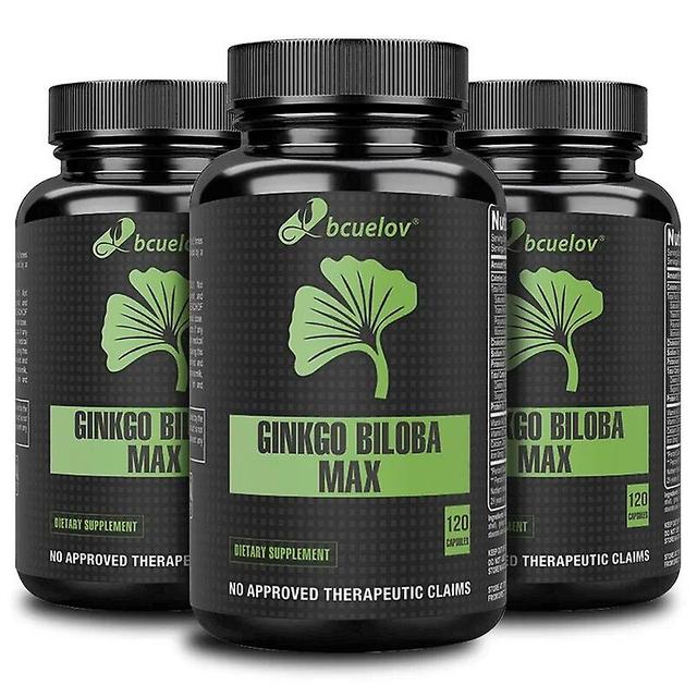 Venalisa Ginkgo Biloba Extract Supplement Memory, Mood Improvement, Concentration Support 30 to 120 Capsules 120count-3 bottle on Productcaster.