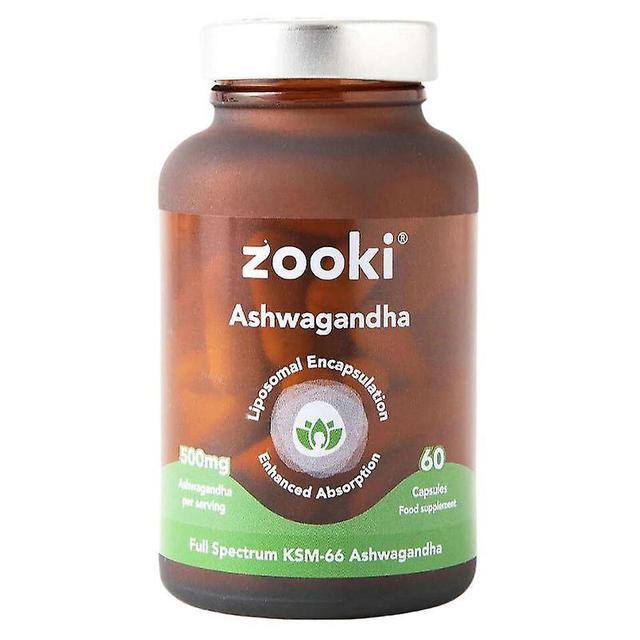 Zooki Liposomal Ashwagandha KSM-66 Caps 60 on Productcaster.