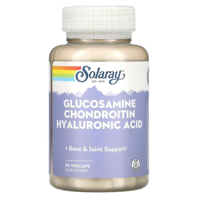 Solaray, Glucosamine Chondroitin Acido ialuronico, 90 VegCaps on Productcaster.