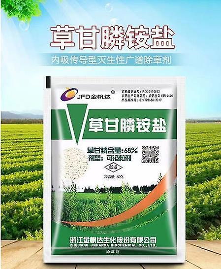 50g Glyphosate Ammonium Weed Killer - Soluble, Eco-friendly & Easy To Use In Orchards. 50g*6 on Productcaster.