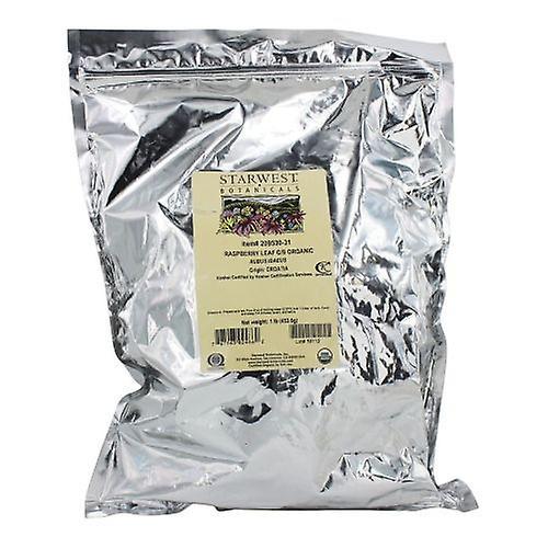 Starwest Botanicals Organic Red Raspberry Leaf C/s, 1 Lb (Opakowanie 1 szt.) on Productcaster.