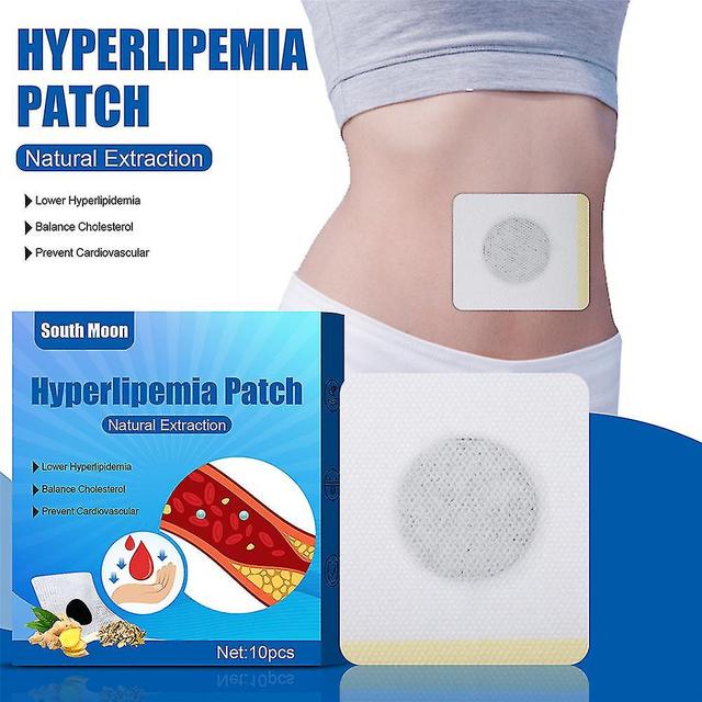 1/2 Pack Of Hyperlipidemia Stickers Natural Extracts Reduce Hyperlipidemia, Balance Cholesterol, Prevent Cardiovascular Disease 1pcs on Productcaster.