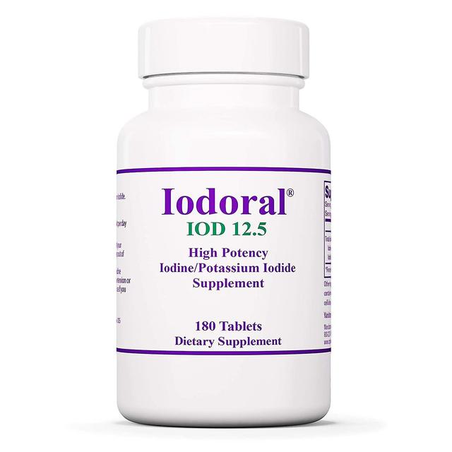 Optimox Corporation Iodoral High Potency Iodine/Potassium Iodide 12.5mg 180 Tablets on Productcaster.