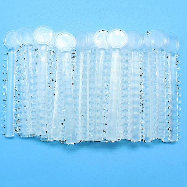 Kieferorthopädische Ligatur Krawatten Mehrfarbige Zahnligatur Elastische Gummibänder für Zahnspangen Brackets Neu Qxuan Transparent on Productcaster.