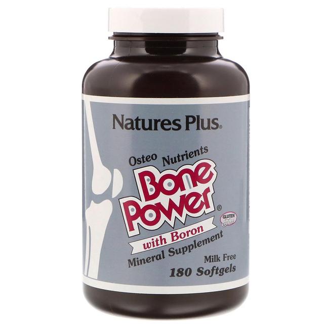 Nature's Plus, Bone Power with Boron, 180 Softgels on Productcaster.