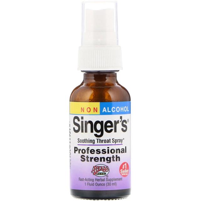 Herbs Etc. Herbs Etc., Singer's, Soothing Throat Spray, Non Alcohol, 1 fl oz (30 ml) on Productcaster.