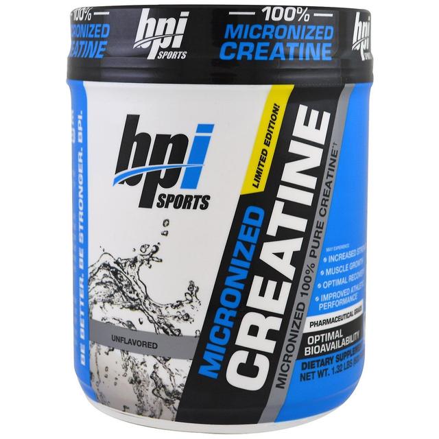 BPI Sports, Mikroniseret kreatin, Limited Edition, Ikke-aromatiseret, 1.32 lbs (600 g) on Productcaster.