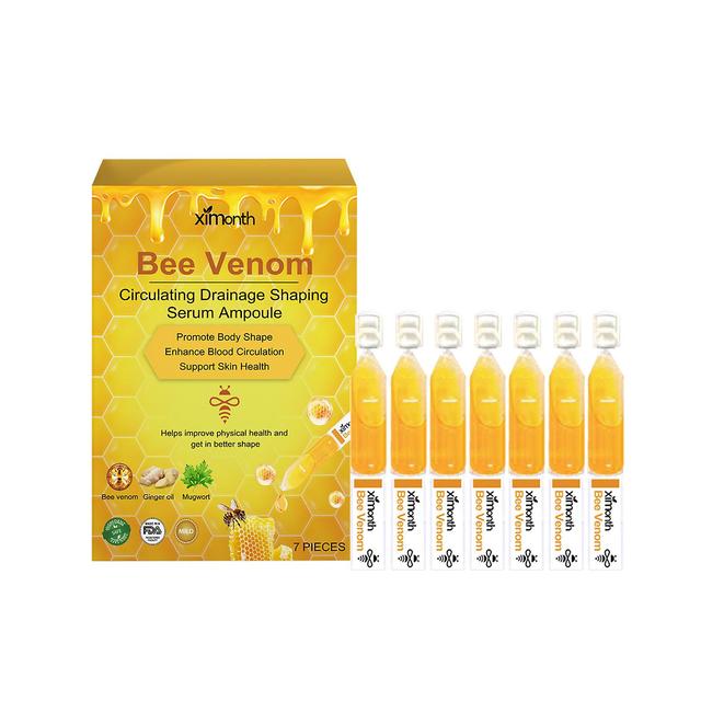 Elewelt Bee Venom Lymphatic Drainage Slimming Serum Ampoule Lymphatic Drainage Drops Enhance Lymph System Cleanse 1pack-7pcs on Productcaster.