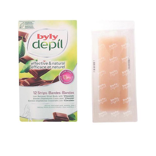 Byly Luxurious chocolate hair removal strips - pack of 12 units on Productcaster.