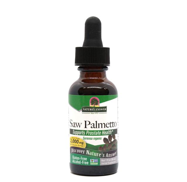 Nature's answer saw palmetto extract (alcohol free) on Productcaster.