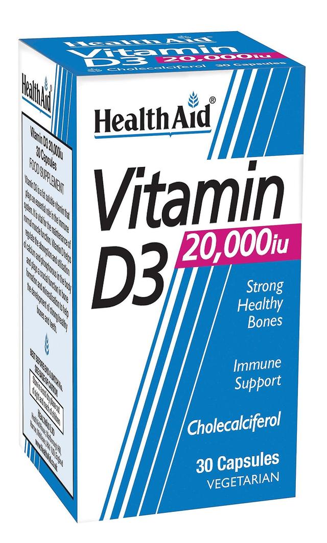 Health aid vitamin d3 20,000iu 30's on Productcaster.