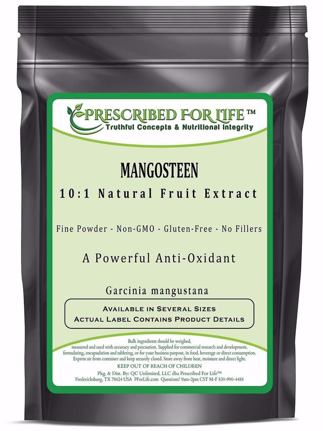 Prescribed For Life Mangosteen - 10:1 Natural Fruit Extract Powder - (Garcinia mangostana) 1 kg (2.2 lb) on Productcaster.