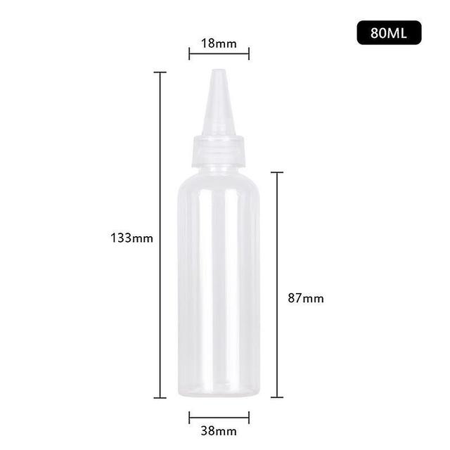 5/30/50/80/100ml Refillable Travel Transparent Plastic Perfume Spray Bottle Sharp-mouth Bottles Sub-bottling Clamshell Bottle 80ml on Productcaster.