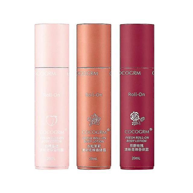 Roll-on Perfume Anti-perspirant Deodorant Body Roll-on Ball 20ml Long-lasting Roll-on Perfume Women Mini Perfume White Peach on Productcaster.