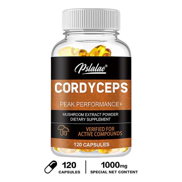 Vorallme Cordyceps Capsules - High Performance Mushroom Extract With Organic Military Energy And Immune Support Supplement, Non-gmo 120 Capsules on Productcaster.