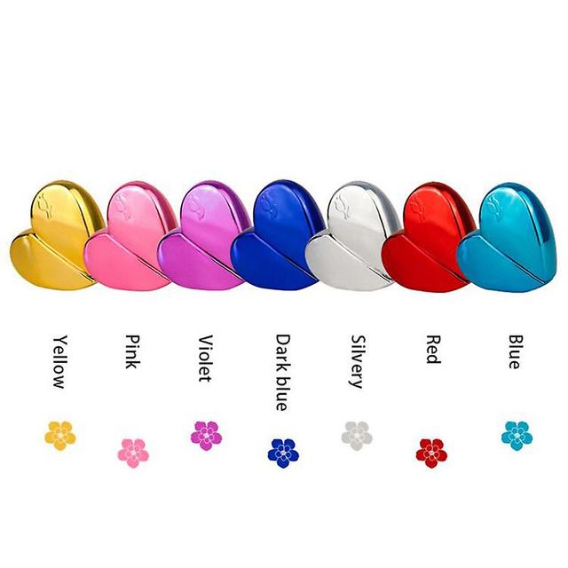 Dropship 25ml Heart Shaped Spray Perfume Bottle Glass Airless Pump Wom sky on Productcaster.