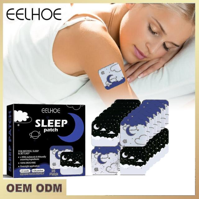 Sanne 2023 Eelhoe Sleep Aid Patch łagodzi bezsenność, drażliwość i niepokój, poprawia sen i jakość snu Plaster do spania Bx on Productcaster.