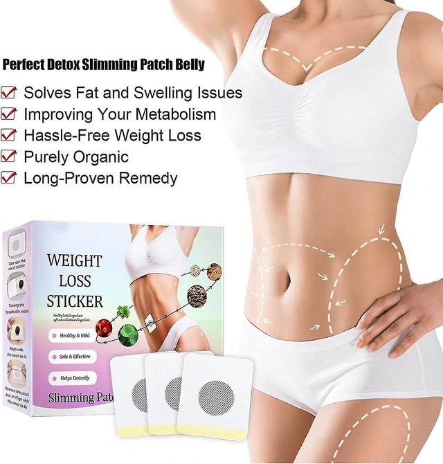 Perfect Detox Slimming Patch, Efficace rimedio antico Healthy Detox Slimming Belly Pellet, Mugwort Navel Sticker, Herbal Slimming Tummy Pellets (60... on Productcaster.