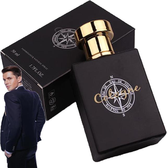 Men's Cologne Spray Parfüm (Pheromon-infundiert), Cupid Charm Toilette für Männer, Amor Toilette für Männer 50ml Schwarz on Productcaster.