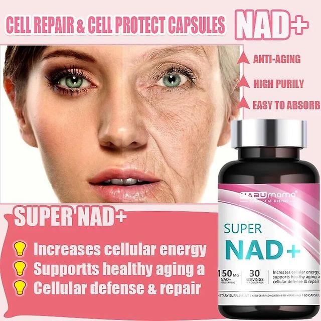 Venalisa HABUMAMA NAD+ Booster, Anti Aging Cell Booster, Nicotinamide Riboside Alternative, Natural Energy, Longevity & Cellular Health 5 bottles on Productcaster.