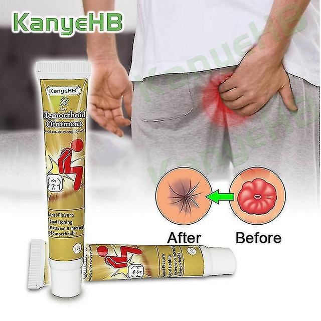 2pcs Hua Tuo Herbal Hemorrhoids Cream Effective Treatment Internal Hemorrhoids Piles External Anal Fissure A646 on Productcaster.