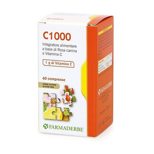 Farmaderbe C 1000 Hyben og C-vitamin 60 tabletter on Productcaster.