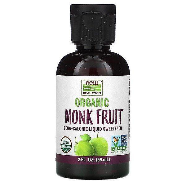 Now Foods, Real Food, Organic Monk Fruit, Liquid Sweetener, 2 fl oz (59 ml) on Productcaster.