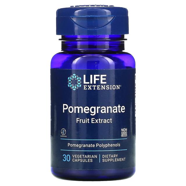 Life Extension, Pomegranate Fruit Extract, 30 Vegetarian Capsules on Productcaster.