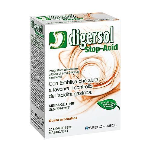 Specchiasol Digersol Stop-Acid 20 tablets on Productcaster.