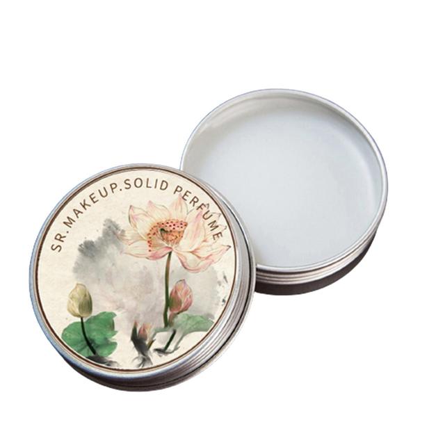 Kvinners Solid-state Parfymer Bærbar Varig Staying Fragrance Balm for Dating Lotus on Productcaster.