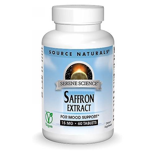 Source Naturals Fonte Naturals Sereno Ciência Extrato de Açafrão, 15mg 60 Abas (Pacote de 4) on Productcaster.