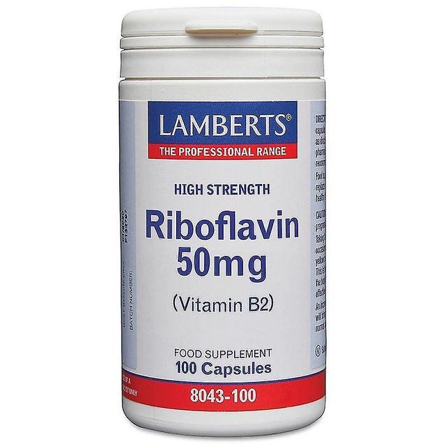 Lamberts Riboflavin 50mg Kapseln 100 (8043-100) on Productcaster.