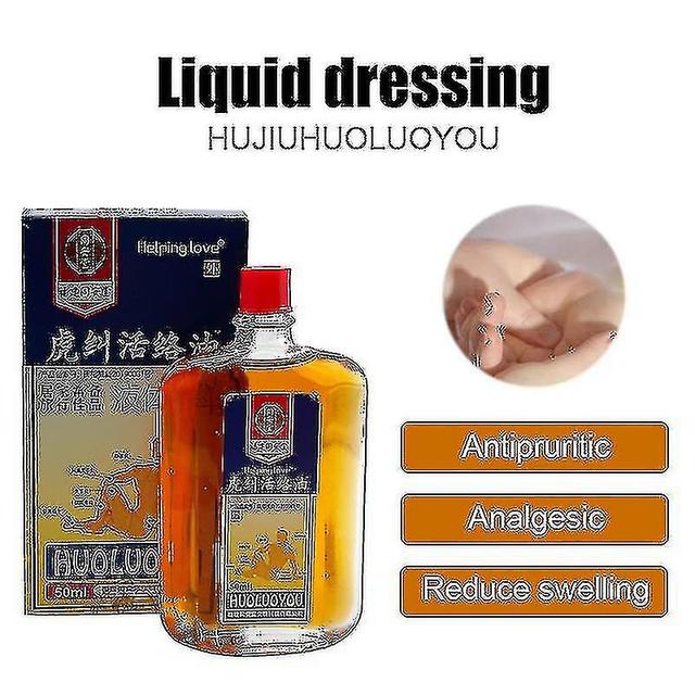 50ml Tiger Correction Huoluo Oil Is Suitable For People With Bruises Shoulder And Neck Waist And Leg Rheumatic Joint Pain on Productcaster.