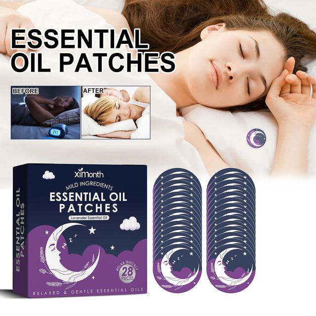 Sleep Patchs, Essential Oil Sleep Patches, Sleep Support Patches Stress Relief, Enhance Sleep Quliaty 28pcs-2pack on Productcaster.