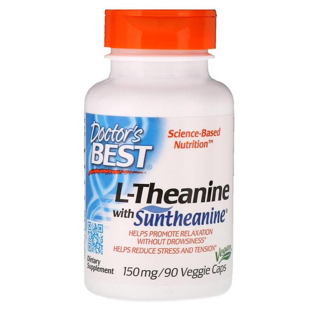 Doctor's Best, Suntheanine L-Theanine, 150 mgs, 90 Veggie Caps on Productcaster.